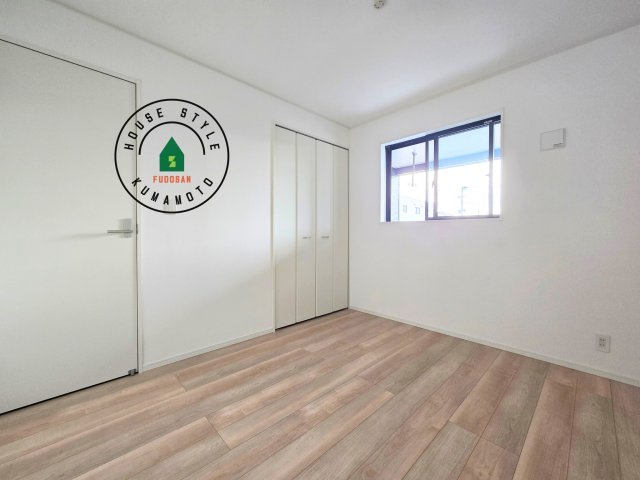 熊本市東区新生1丁目第1₋1棟(1号棟)の内観：施工例|各部屋収納を備えており過ごしやすいお家です！