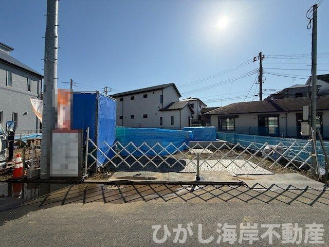 茅ヶ崎市香川1丁目　新築戸建　全５棟の外観|11月7日撮影　建築中　現地外観