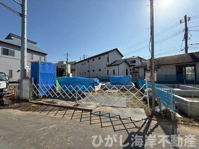 茅ヶ崎市香川1丁目　新築戸建　全５棟の外観|11月7日撮影　建築中　現地外観
