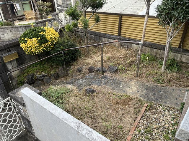 熊取町朝代東1丁目　中古戸建の庭