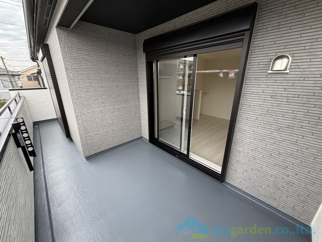 平塚市東中原1丁目　新築戸建　全1棟1号棟のバルコニー