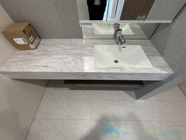 平塚市東中原1丁目　新築戸建　全1棟1号棟の独立洗面台