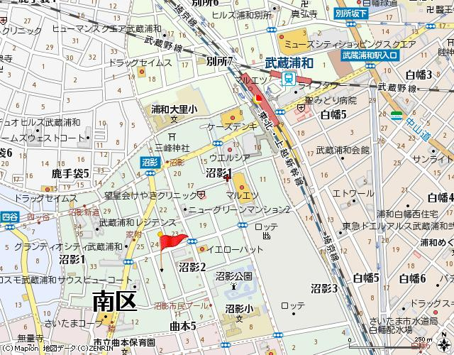 マ・メゾン寿の地図