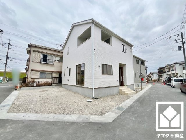 八幡市橋本尻江　第1　1号棟の前面道路含む現地写真|11月7日　現地写真更新