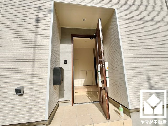 八幡市橋本尻江　第1　1号棟の前面道路含む現地写真|11月7日　現地写真更新