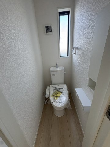 【トイレ】 | 福岡市西区今宿1丁目第4　2号棟（全2棟）【仲介手数料無料・0円】 | 現地写真。