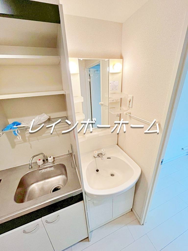 Ｎ－ｆｌａｔｓ町田※初期費用分割後払いサービス利用可能物件の洗面所|コンパクトで使いやすい洗面所