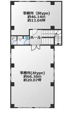フレスデザイン第１５ビルの間取り
