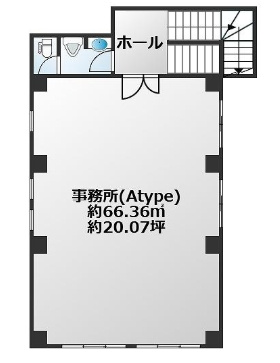 フレスデザイン第１５ビルの間取り