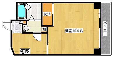 ヴィラ逢谷内の間取り