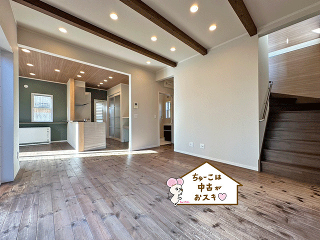 富谷市杜乃橋二丁目　高勝の家施工ハウス♪の居間・リビング