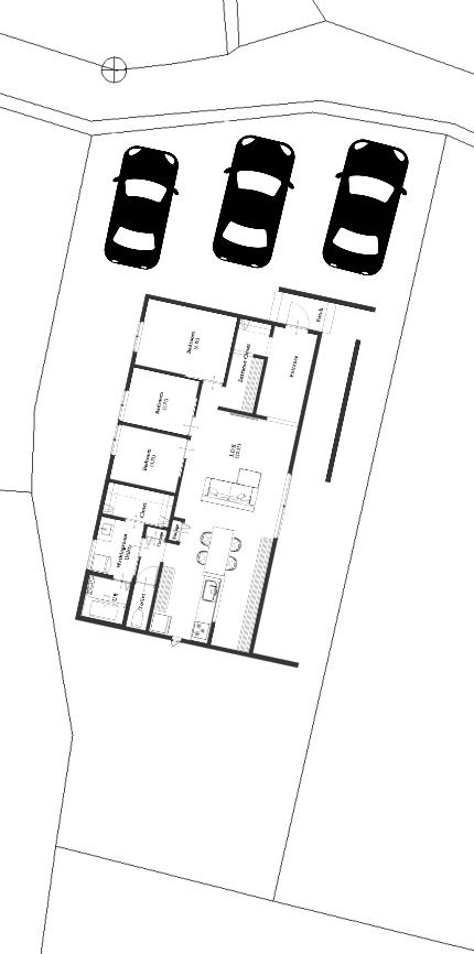 【売地】前橋市亀里町の参考プラン|プラン例です。
お好きなハウスメーカーで建築できます！