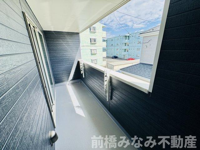前橋市山王町7期　１号棟(全２棟)　ハートフルタウン　新築建売分譲のバルコニー|落ち着いた時間を過ごせるバルコニーです