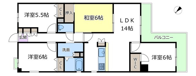 【間取り】 | サンクタス豊中上野坂 | エイブルにて取扱い可能な住宅ローンは、全部で10種類以上！お客様にピッタリの住宅ローンを当社のFPよりご案内させて頂きます。住宅ローンのご相談だけでも、お気軽にご相談下さいませ。