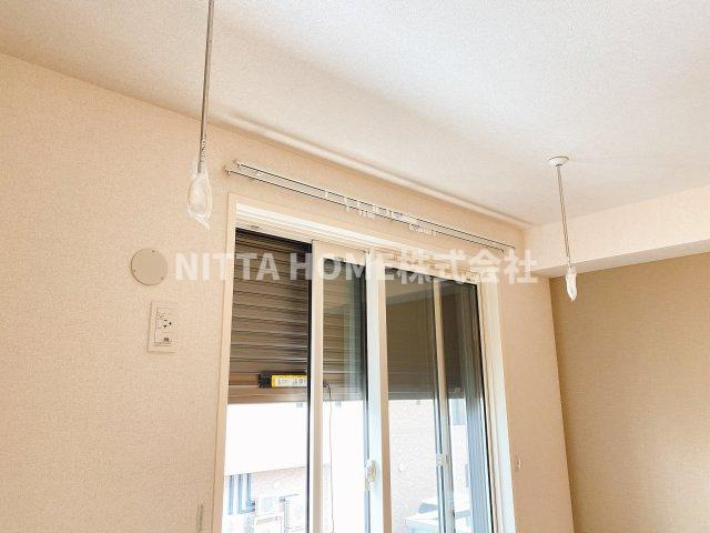 アンビシアの設備|室内物干しスペースです◎