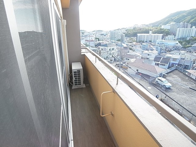 ラムール長田のバルコニー|バルコニー日当たり良好です
