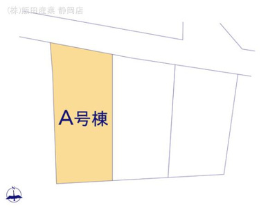 【区画図】 | 焼津市塩津 3期 新築一戸建て A号棟 | A号棟の区画図です
