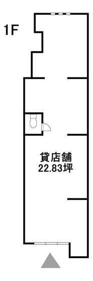 【間取り】 | 中央1丁目貸店舗