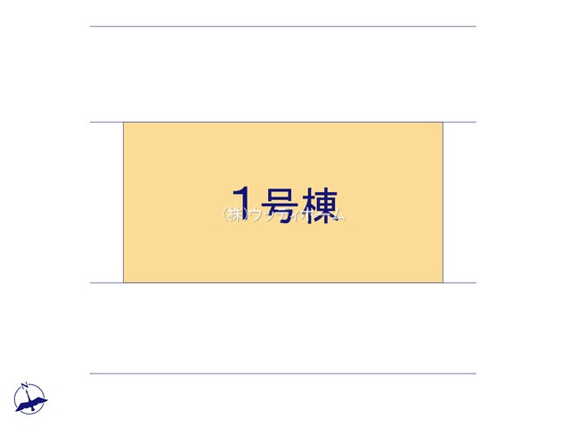 春日部市大場4期　新築一戸建ての区画図