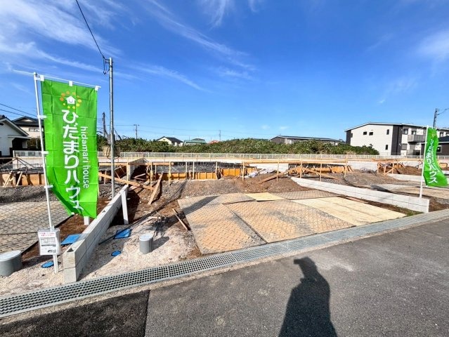 野田岩名2丁目　新築戸建　B号棟の駐車場|2025年11月現地写真(^^)