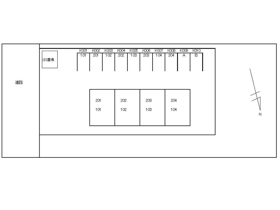 アンテリージェ真鍋の駐車場|駐車場