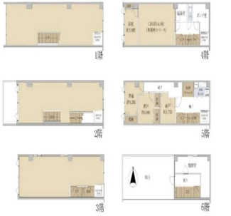 【間取り】 | 心斎橋船場ビル　間取り