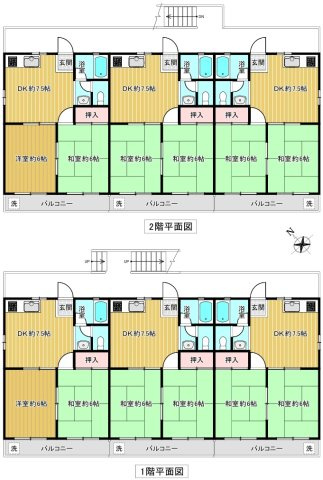 　☆　コーポ横山　☆の間取り