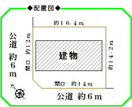 　☆　コーポ横山　☆の区画図
