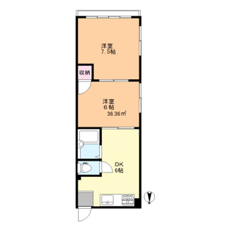 【間取り】 | 綾瀬2丁目賃貸住宅