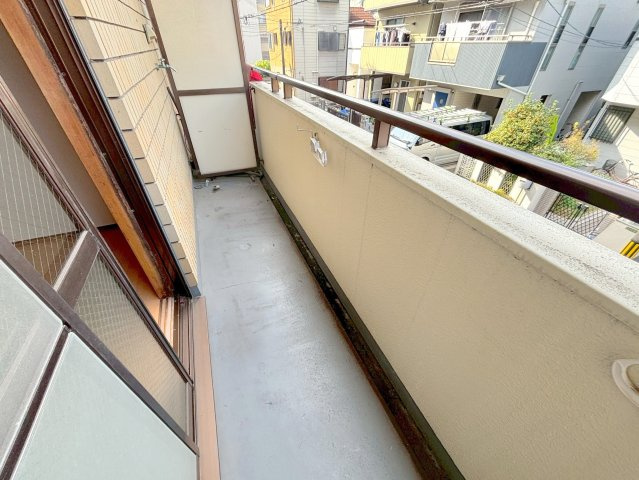 フローライト豊里1のバルコニー