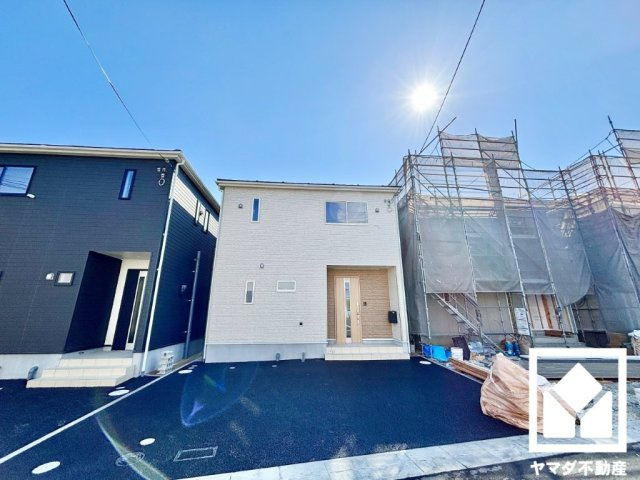 八幡市橋本尻江　第1　6号棟の前面道路含む現地写真