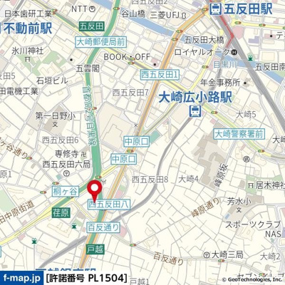 【地図】 | 五反田ダイヤモンドマンション