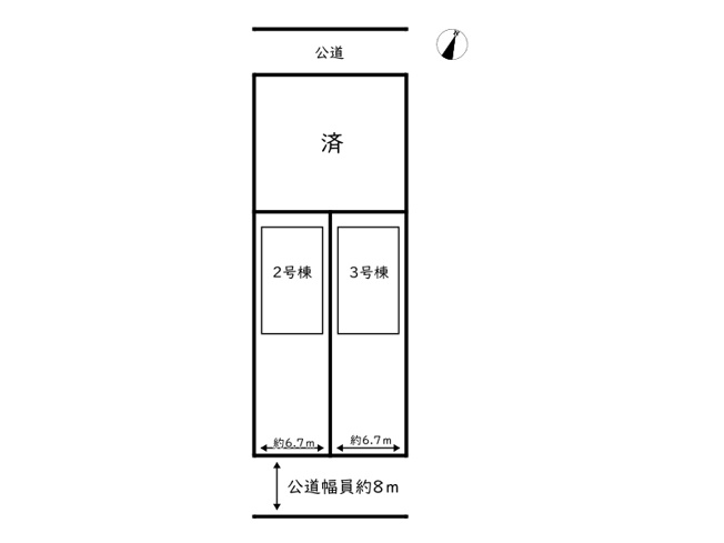 【区画図】 | 姫路市大津区新町3期／全3棟