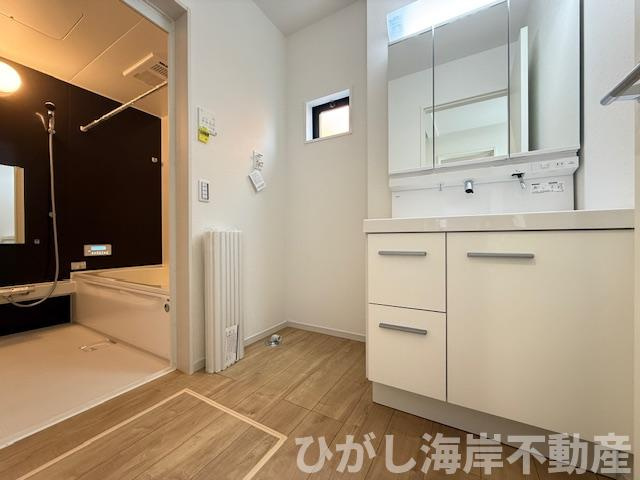 茅ヶ崎市高田1丁目　新築戸建　全４棟の脱衣所|脱衣スペース
