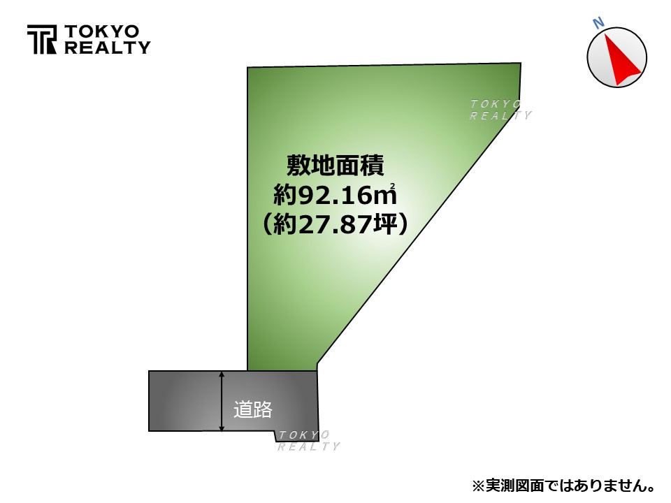 渋谷区恵比寿2丁目　建築条件無し売地の土地図|区画図

現地ご見学希望・資料請求などお気軽にお問い合わせ下さい！
03-5990-5201