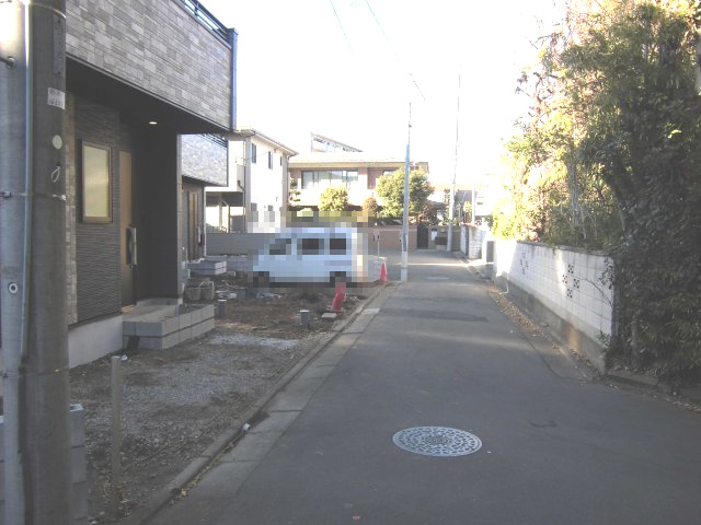 【前面道路含む現地写真】 | 練馬区富士見台3丁目新築戸建全３棟　残２棟 | 前面道路含む現地写真です