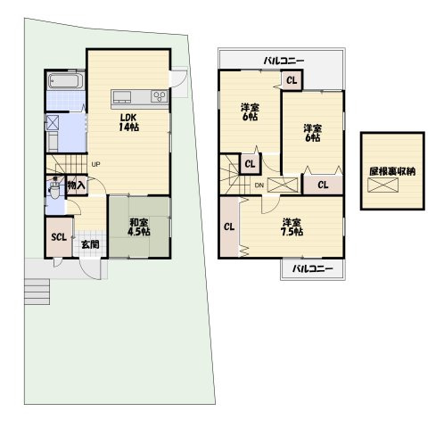 【間取り】の画像