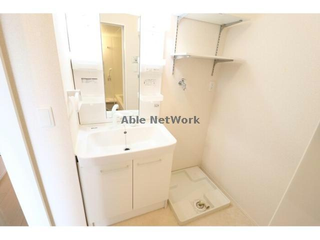 シュロス蒲地Bの洗面所|洗髪洗面化粧台