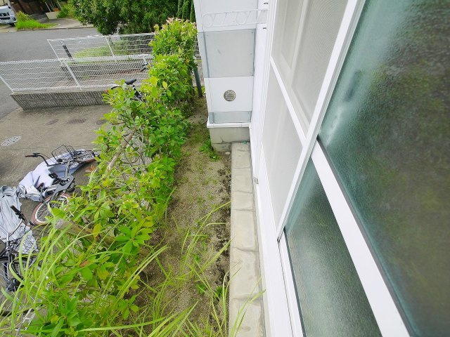 レオパレス相楽台のバルコニー|陽当たり良好なバルコニーです