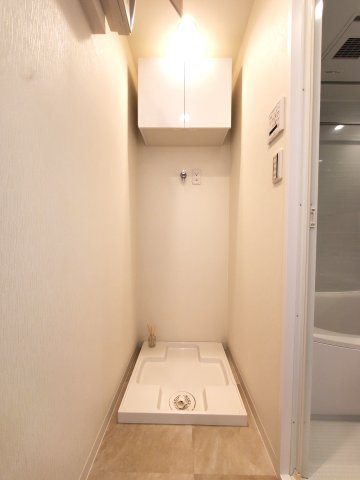 パークフィールドみさと5街区1号館のランドリースペース|ランドリースペースです