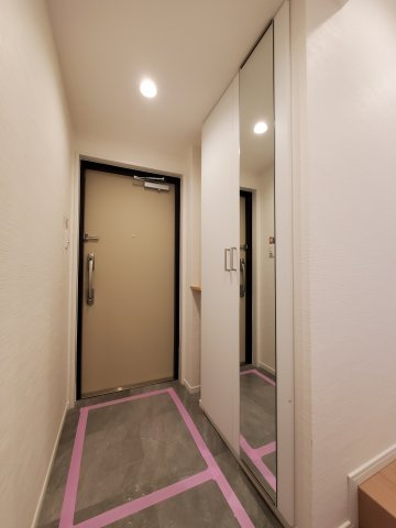 パークフィールドみさと5街区1号館の玄関|落ち着いた玄関です