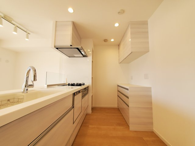 パークフィールドみさと5街区1号館のキッチン|お料理しやすいキッチンです