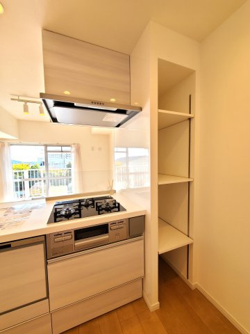 パークフィールドみさと5街区1号館のキッチン|キッチンでお料理をお楽しみください