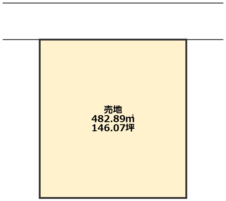 大塚台東　売地の土地図