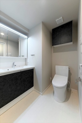 新品家具付きマンション新川3(KaGood東京)の洗面所