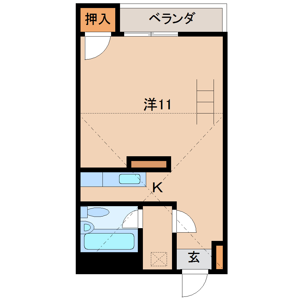 メゾン・ロールピュールの間取り
