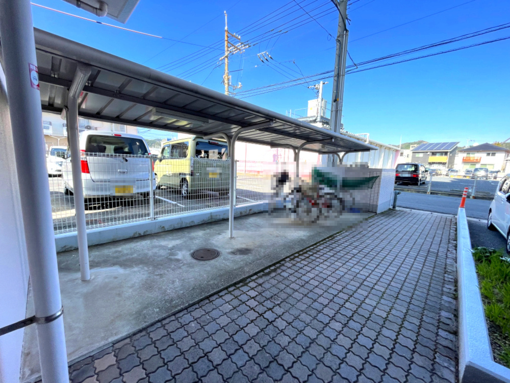 ヒューマンハイツ宇野ポートのその他共用部分|自転車置場です。