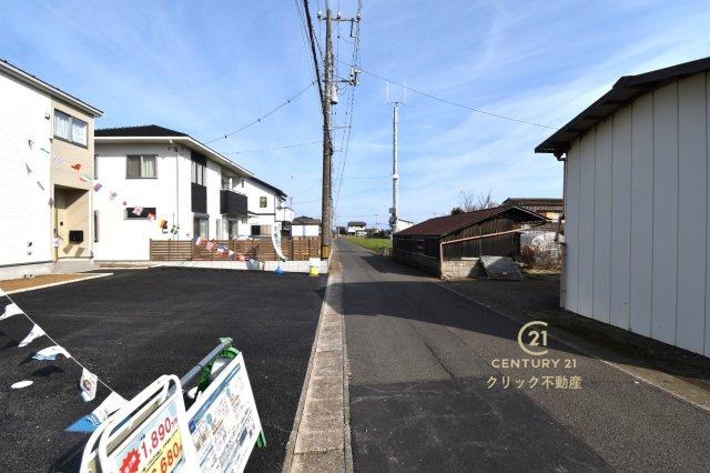 Cradlegarden　 ひたちなか市磯崎町　第3　2の前面道路含む現地写真|現地撮影（2026年2月）