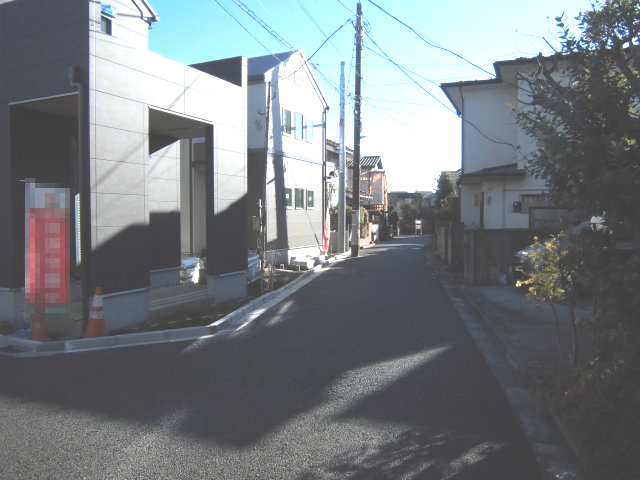 【前面道路含む現地写真】 | 練馬区南田中5丁目新築戸建全2棟。最終1棟 | 前面道路含む現地写真です