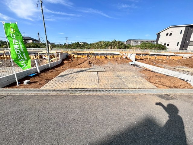 野田岩名2丁目　新築戸建　D号棟の駐車場|2025年11月現地写真(^^)